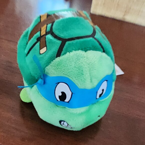 Ty Teeny TYS Leonardo Ninja Turtles Plushie Stuffed Animal Toy - Picture 9 of 14